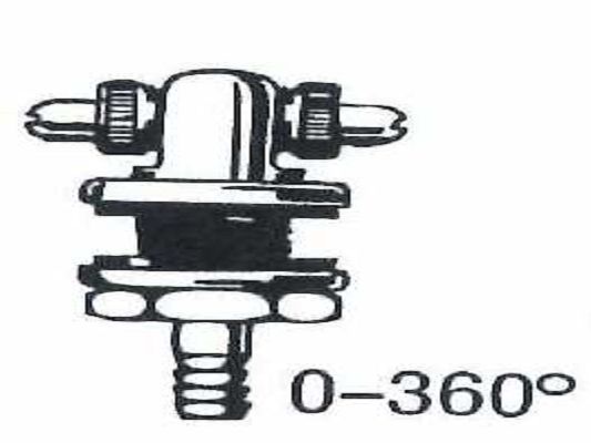 SWF 100079 Nozzle (double nozzle), chrome-plated