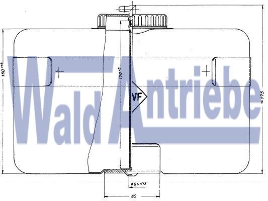 SWF 102460 Behälter, ohne Halter,