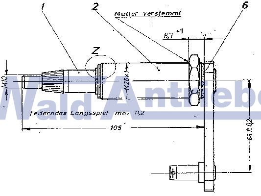 SWF 103591 Wischlager
