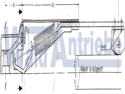 SWF 103593 Wischarm, sw