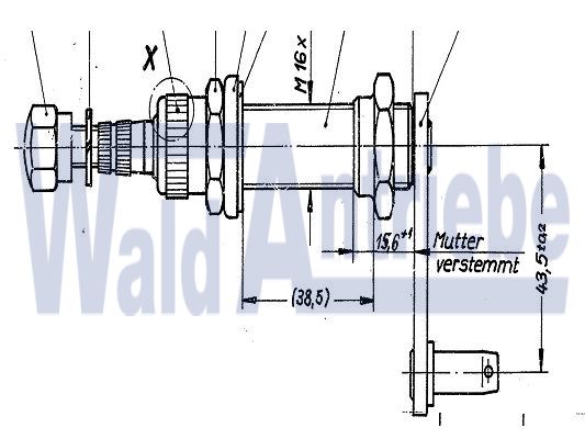 SWF 104082 Wiper bearing