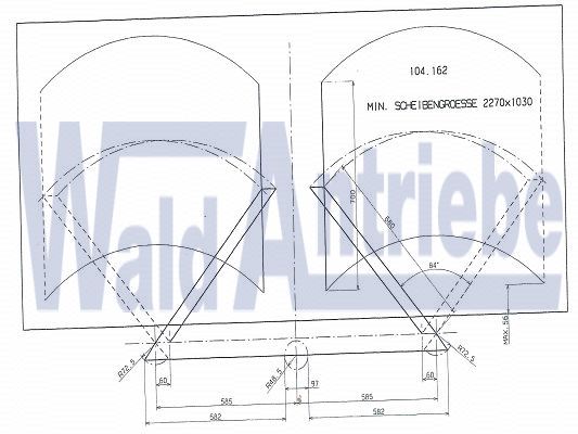 SWF 104162 Wischeranlage,kpl.,