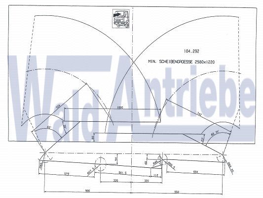 SWF 104292 Wiper system i. V.