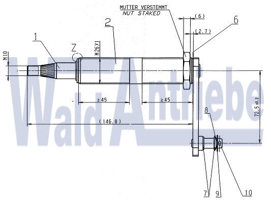 SWF 104364 Wischlager