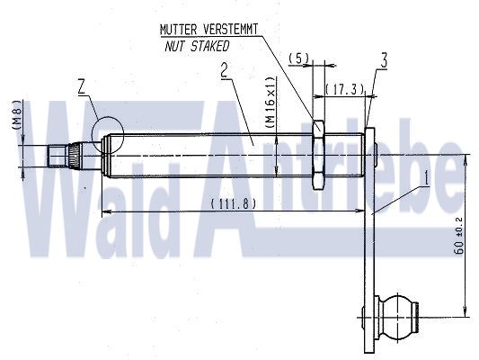 SWF 104780 Wischlager