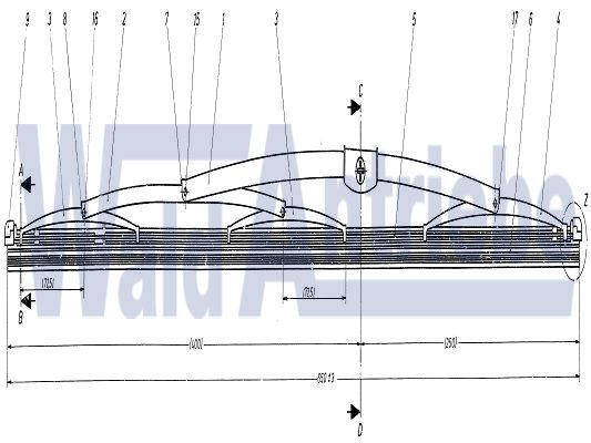 SWF 105281 Wiper blade