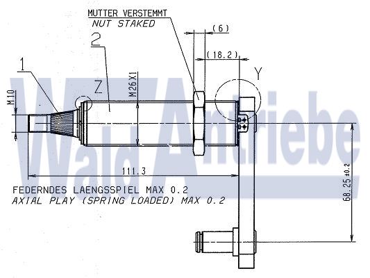 SWF 105492 Wischlager
