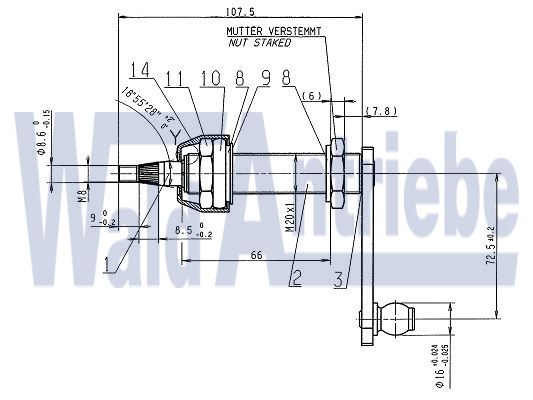 SWF 106712 Wischlager