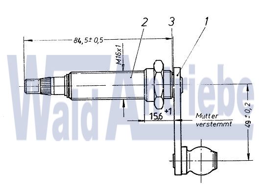 SWF 106738 Wischlager