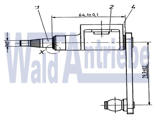 SWF 107413 Wiper bearing