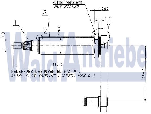 SWF 107623 Wischlager