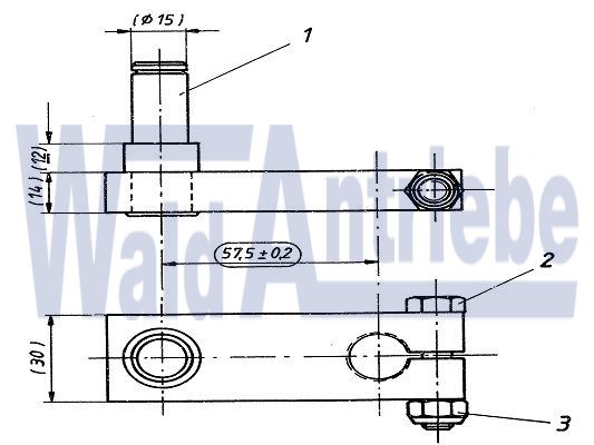 SWF 107776 Lever (engine crank)