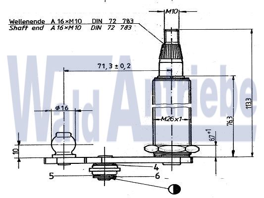 SWF 109024 Wischlager