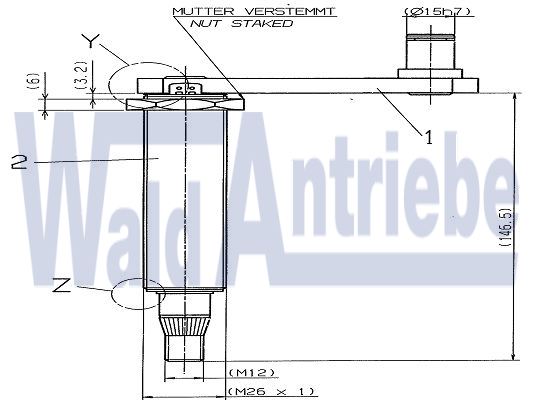 SWF 109827 Wiper bearing