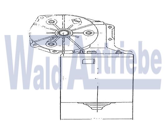 SWF 402082 Wischermotor,24 V