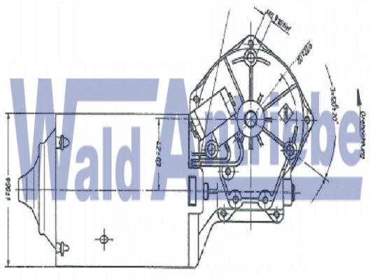 SWF 402216 Wischermotor