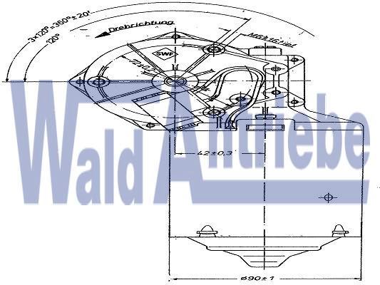 SWF 402287 Wischermotor