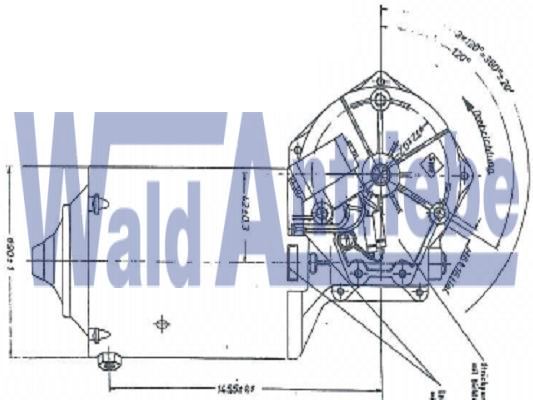 SWF 402292 Wiper motor