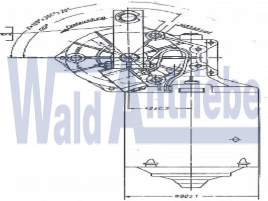 SWF 402316 Wiper motor SWMV