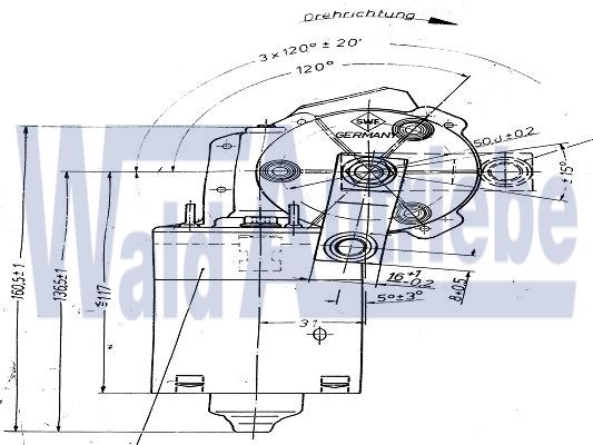 SWF 402856 Wischermotor