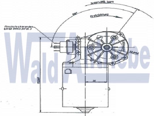 SWF 402956 Wischermotor