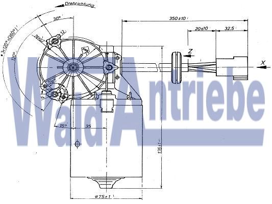 SWF 402992 Wiper motor