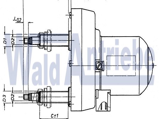 SWF 403068 Wischermotor