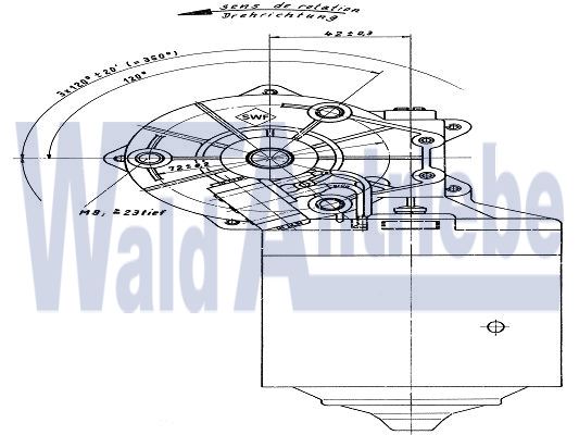 SWF 403292 Wiper motor