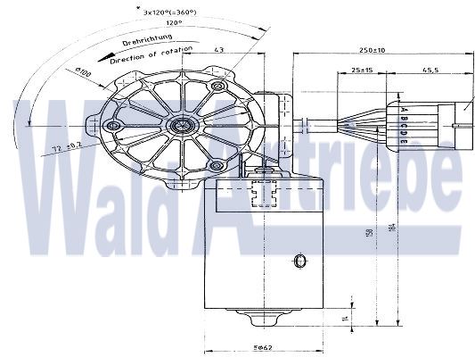 SWF 403733 Wiper motor