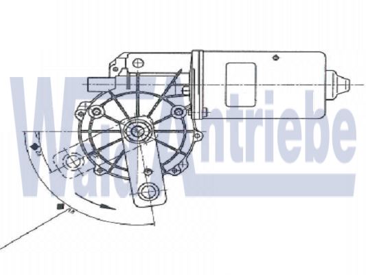 SWF 404056 Wischermotor Front-