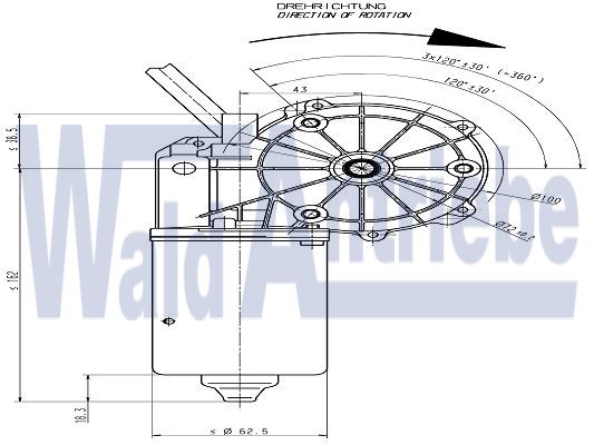 SWF 404422 Wischermotor
