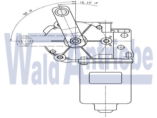 SWF 404533 Wischermotor n.l.