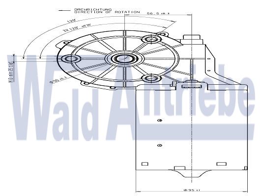 SWF 404610 Wischermotor
