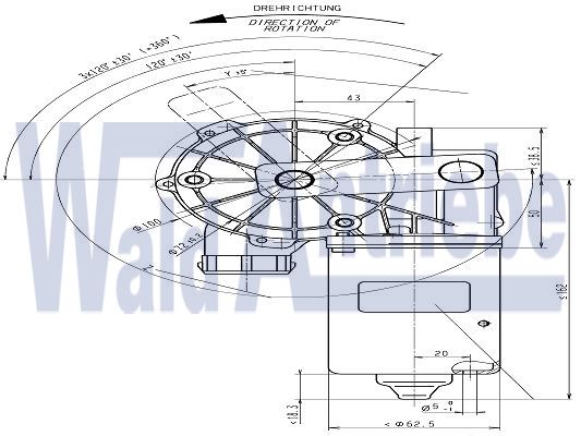SWF 404935 Wischermotor