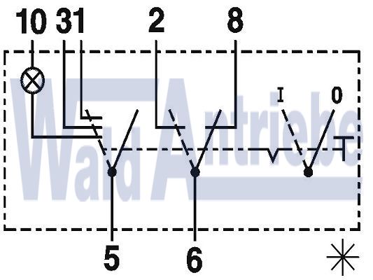 SWF 521190 Kippschalter