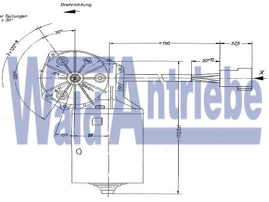 SWF 579610 Wiper motor