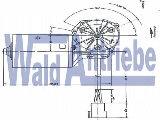 SWF 579622 Wischermotor