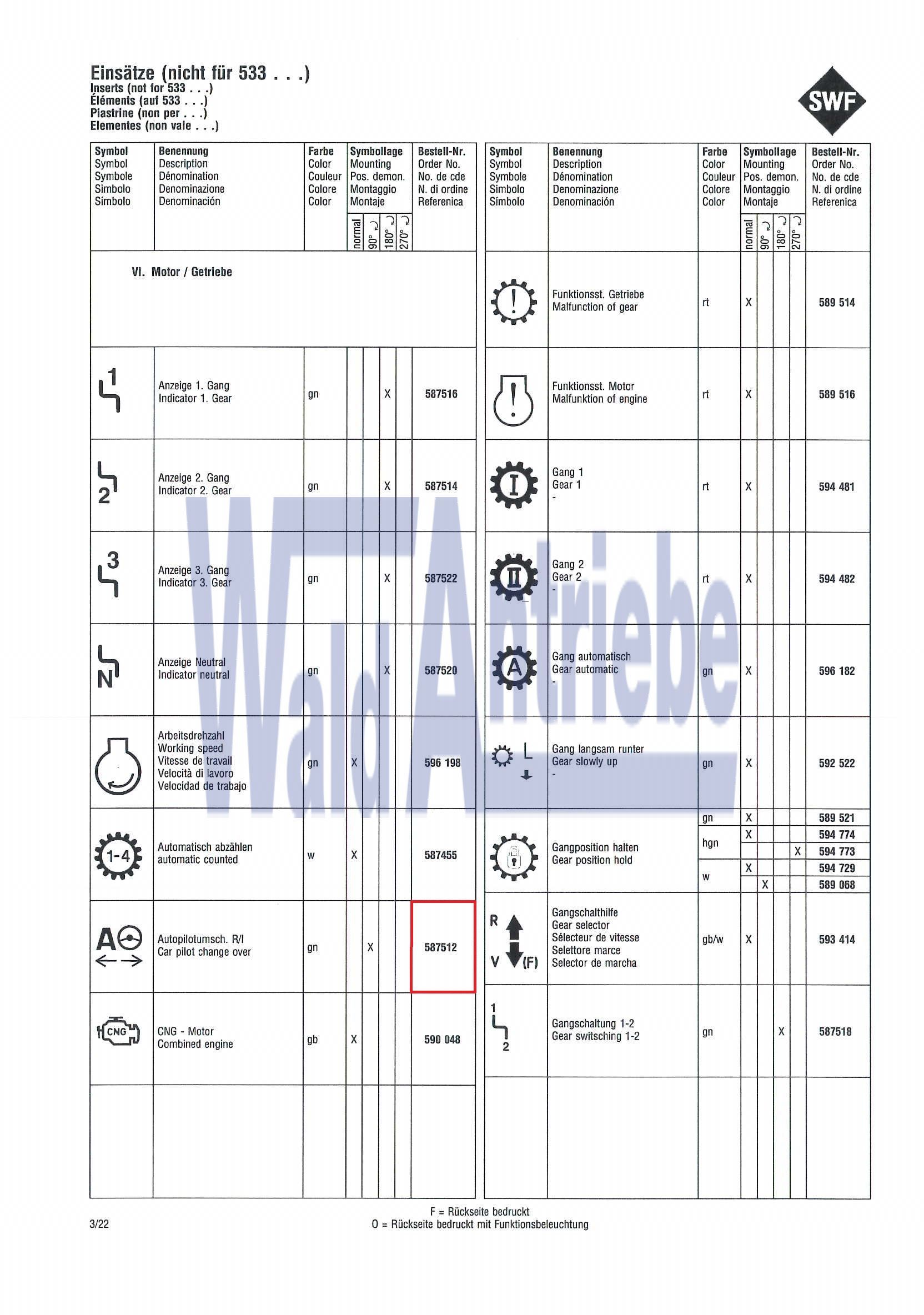 SWF 587512 Insert