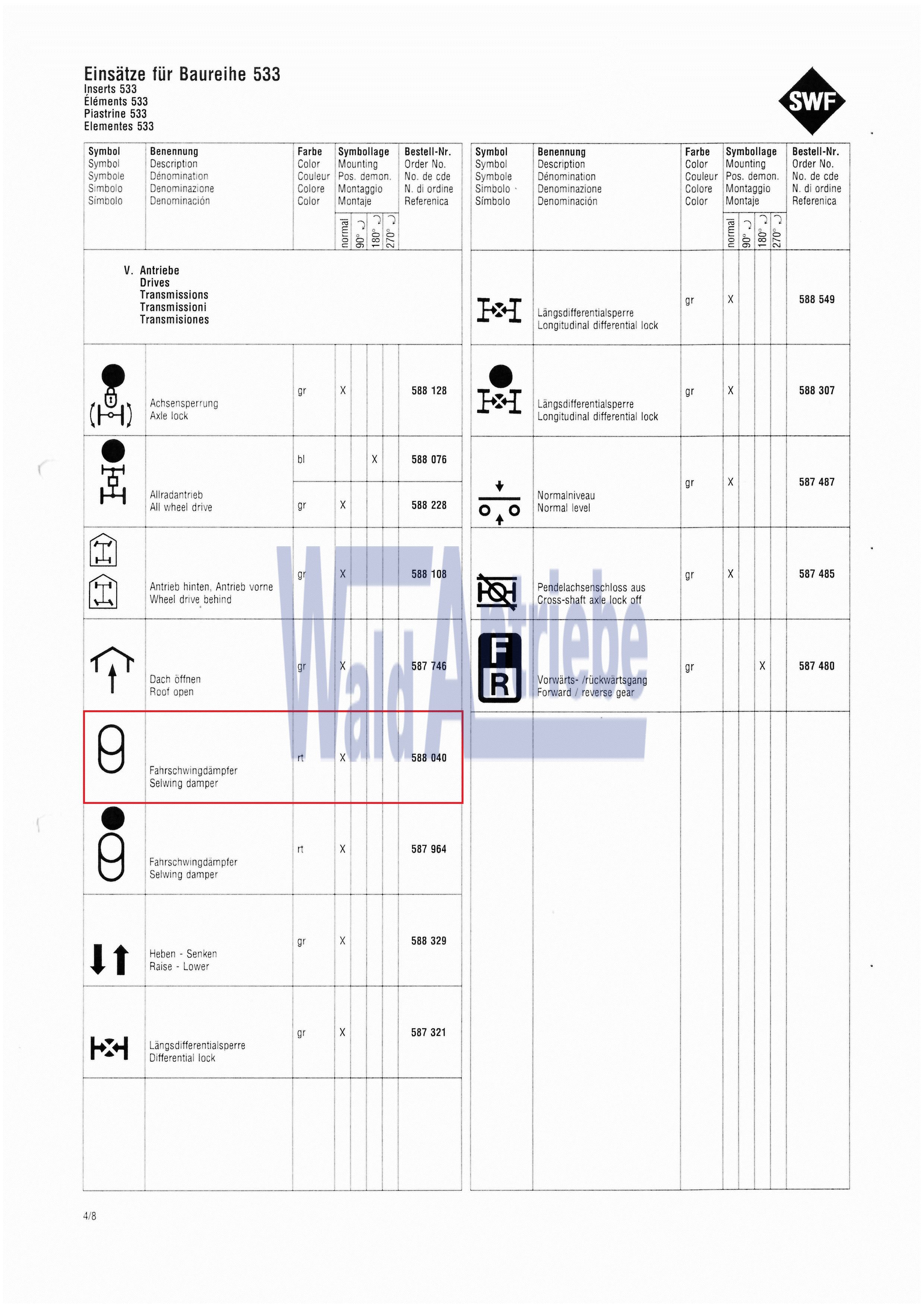 SWF 588040 Insert