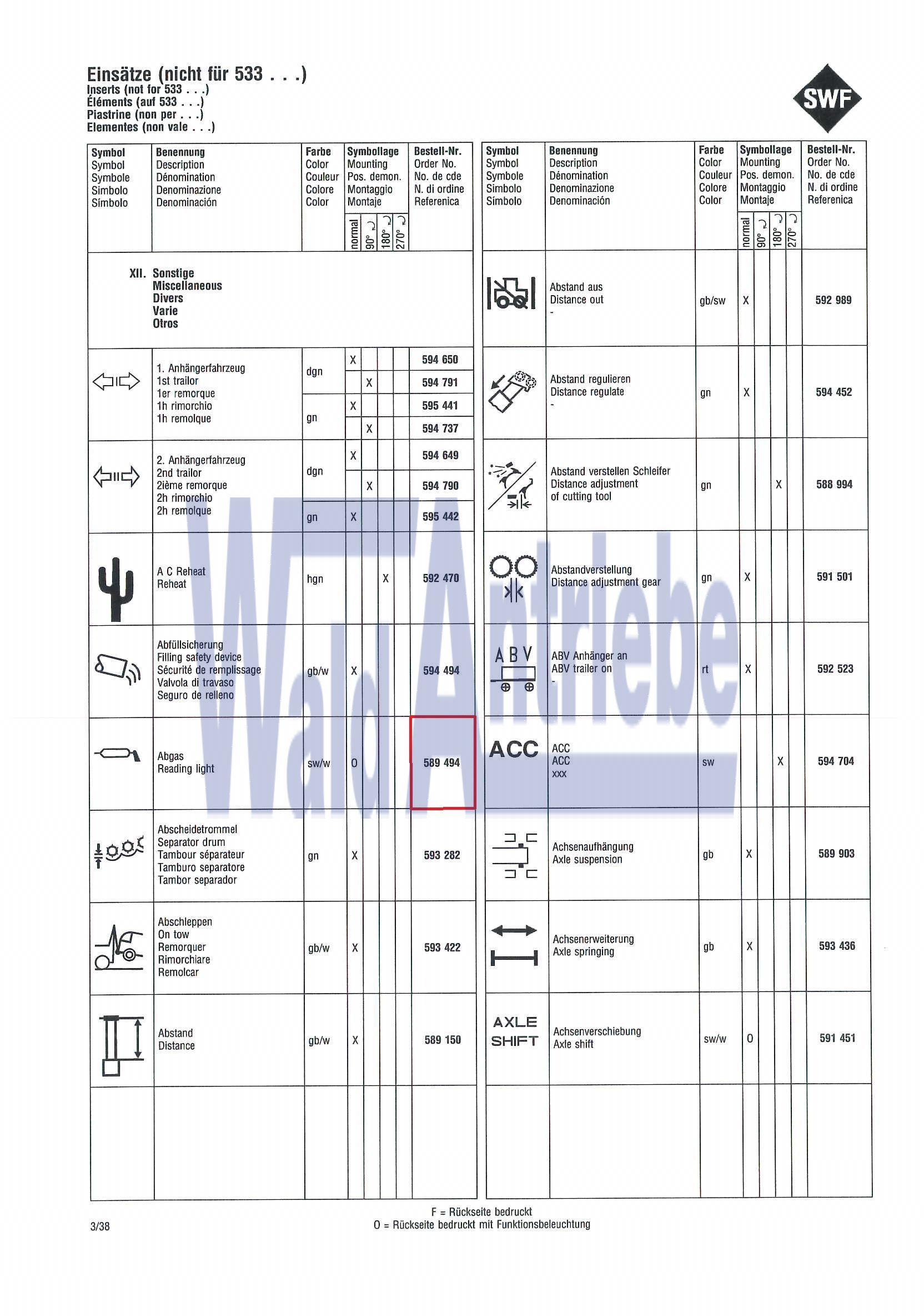 SWF 589494 Insert