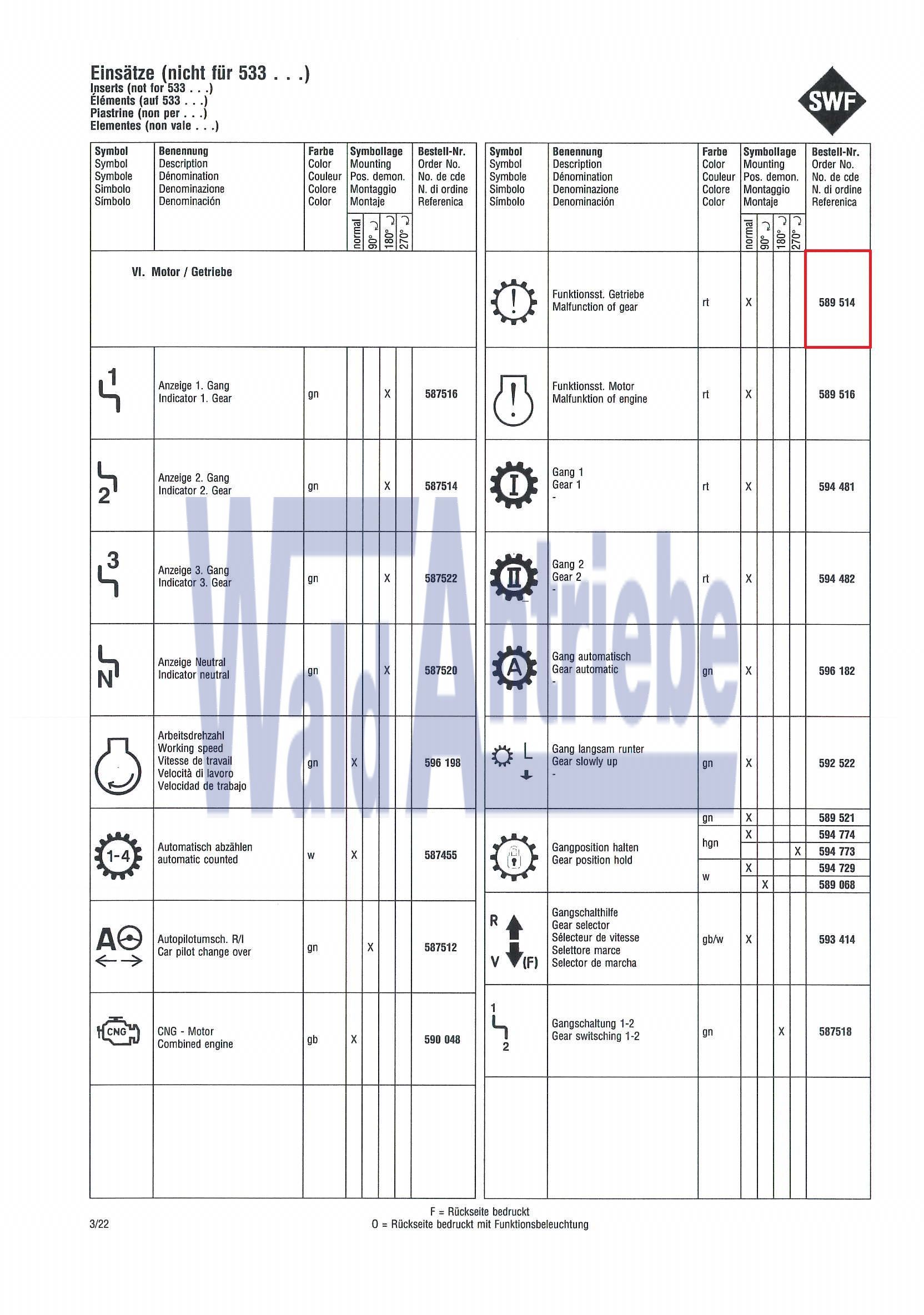 SWF 589514 Insert