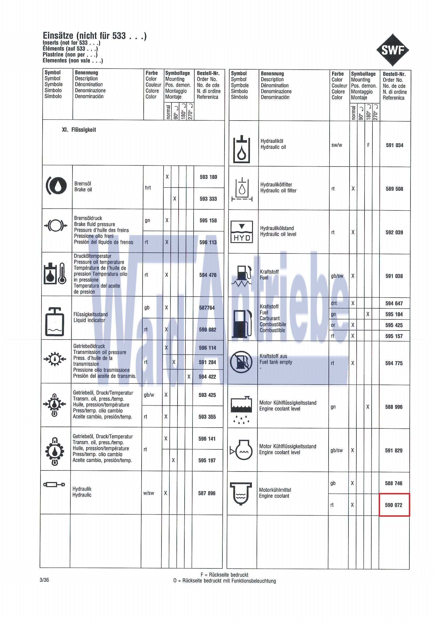 SWF 590072 Insert