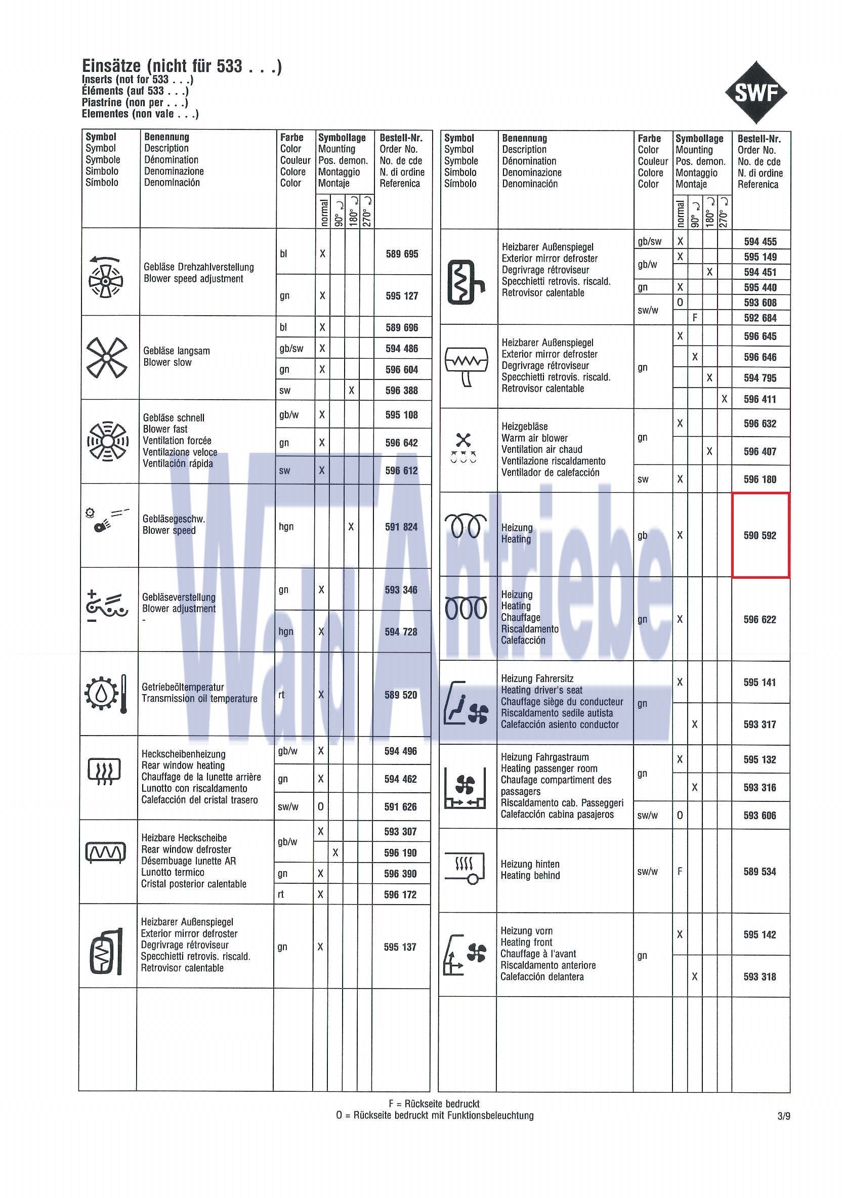 SWF 590592 Insert
