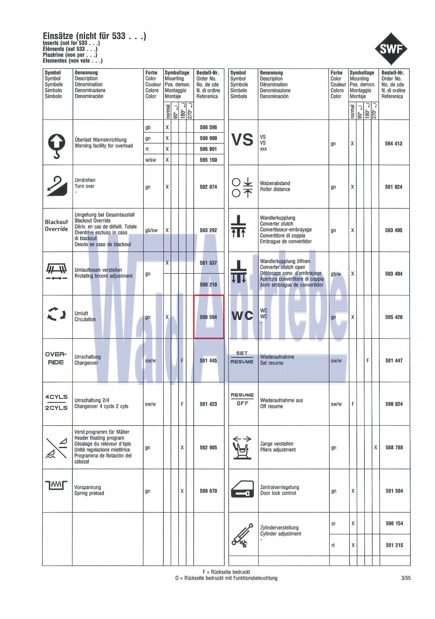 SWF 590594 Insert