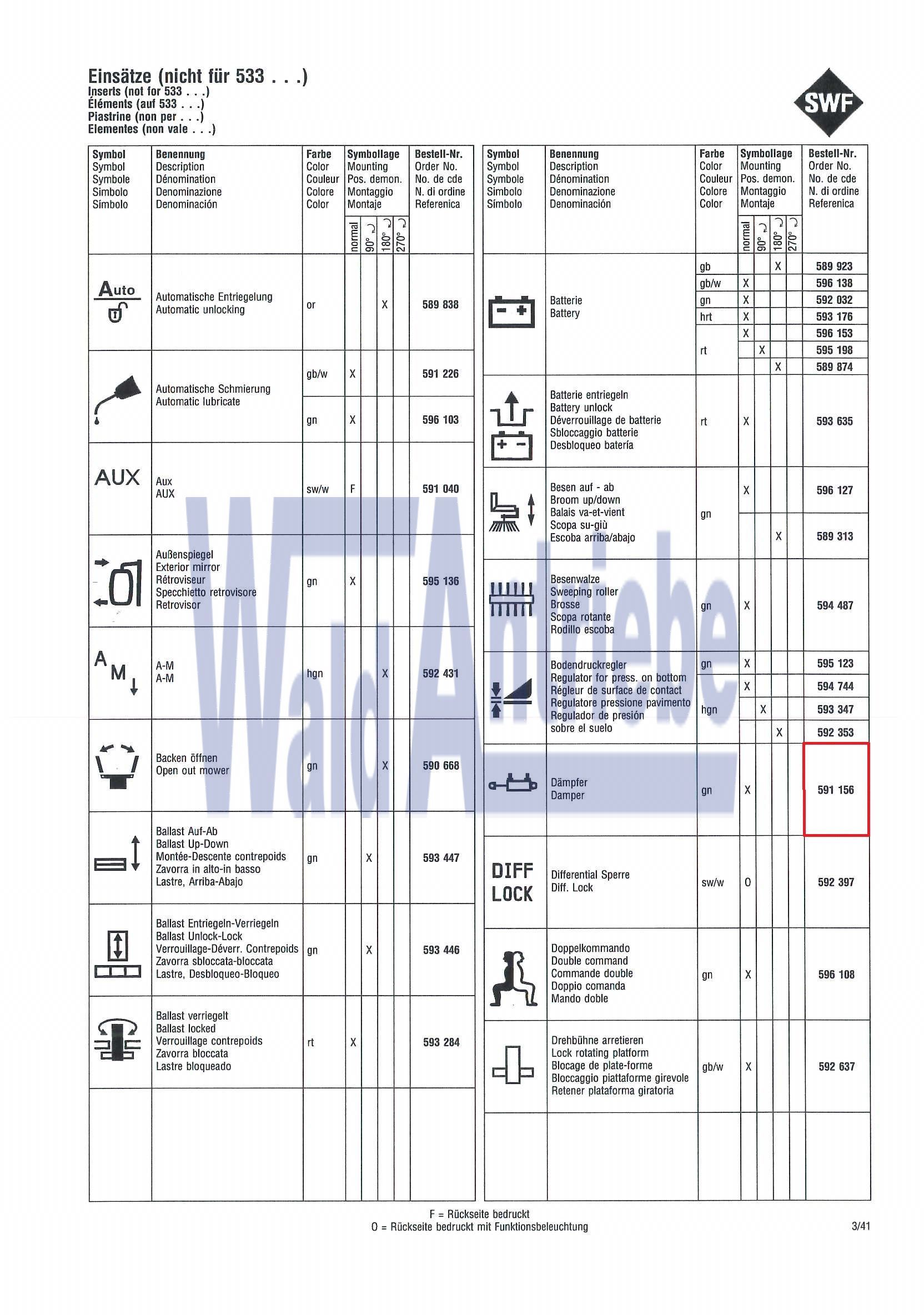 SWF 591156 Insert