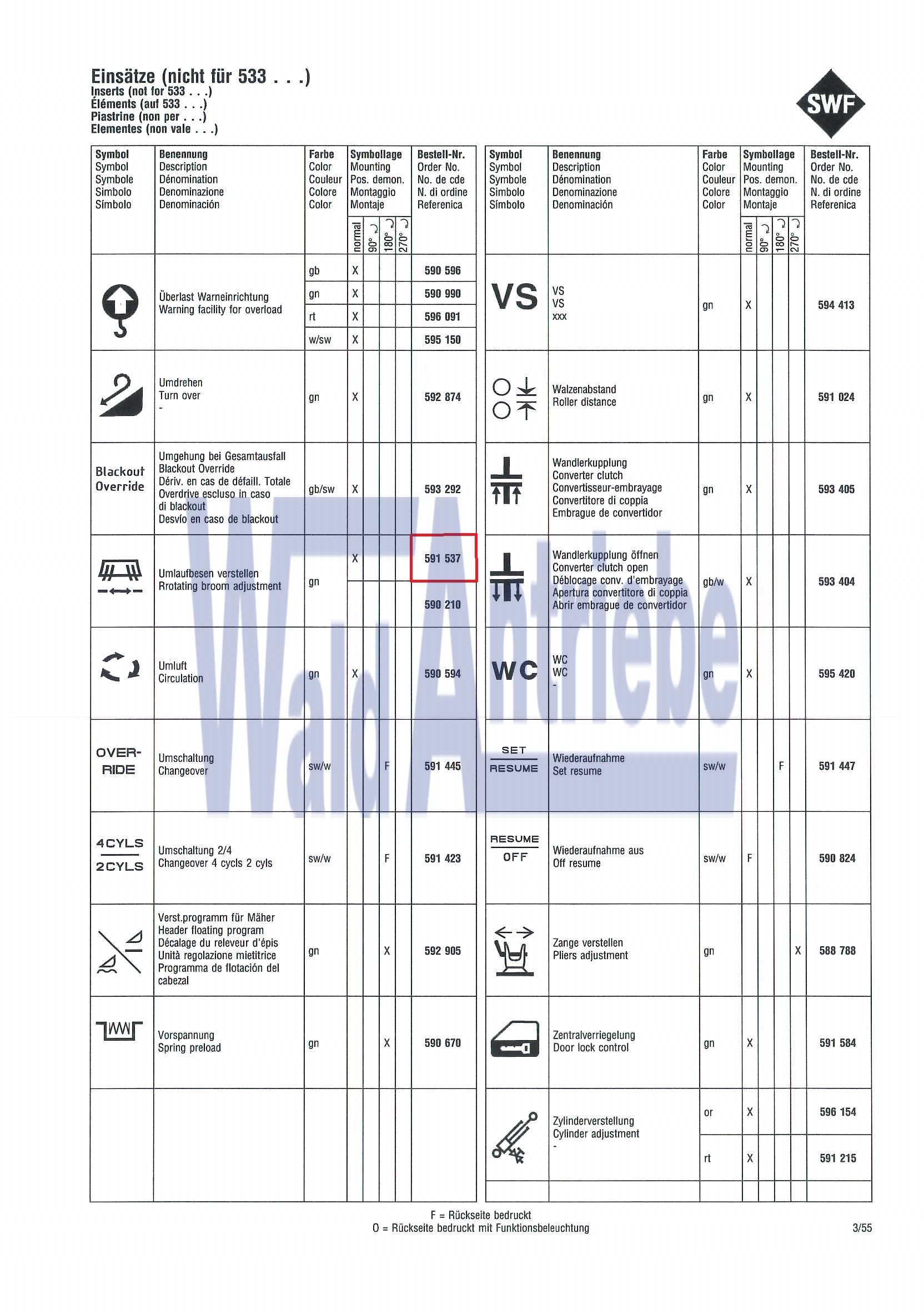 SWF 591537 Insert