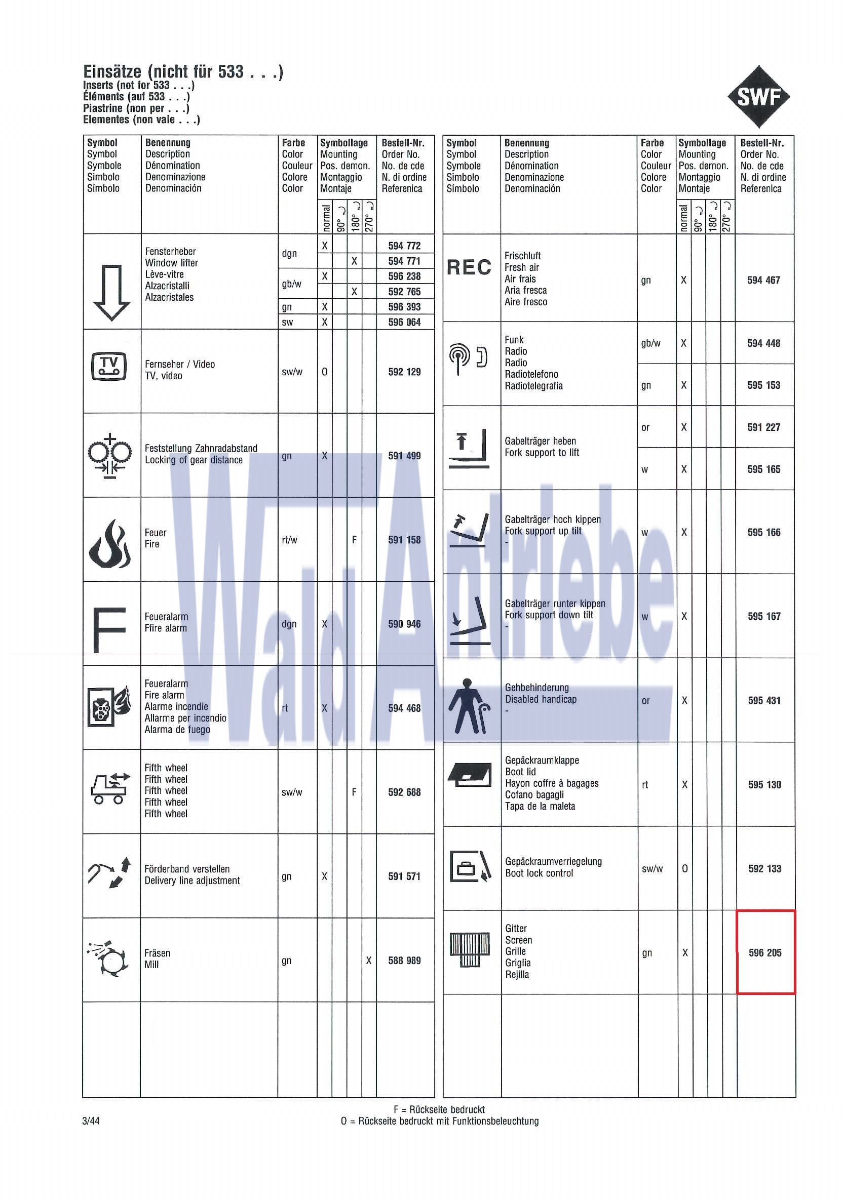 SWF 596205 Insert