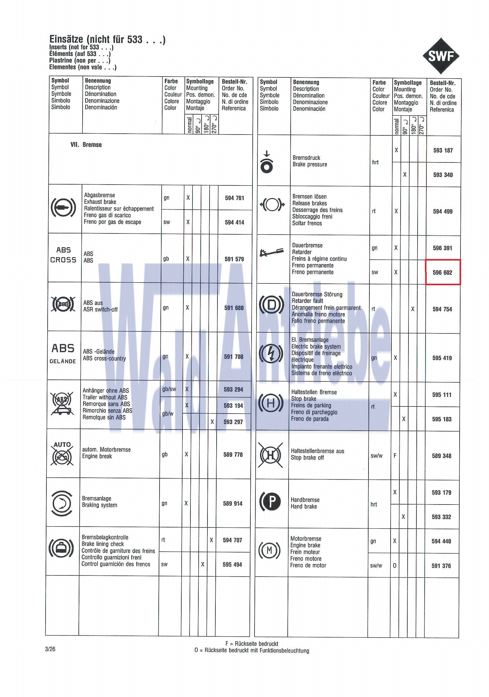 SWF 596602 Insert